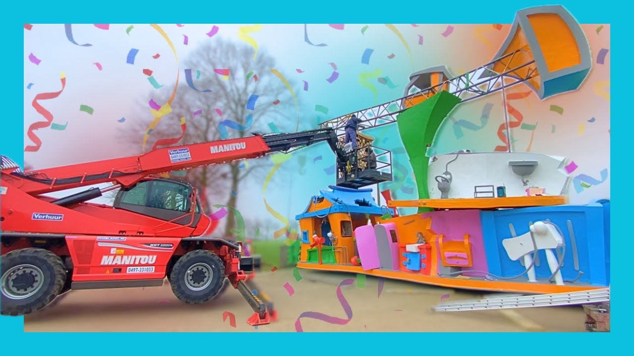 Kijkje in de bouwplaatsen van een paar wagenbouwers die deelnemen aan de Kempen Optocht 2023