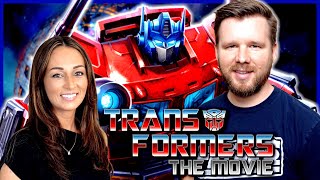 My wife and I watch THE TRANSFORMERS MOVIE (1986) for the FIRST time
