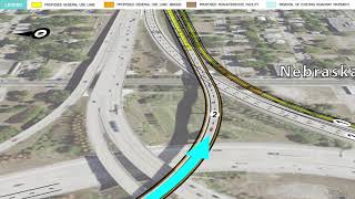 I-275/I-4 Interchange - Locally Preferred Alternative (Technical Flyover Animation)