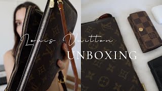 LOUIS VUITTON HANDBAG UNBOXING - VINTAGE POCHETTE ACCESSOIRES | WATCH THIS BEFORE BUYING VINTAGE