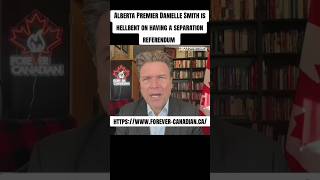 Premier Danielle Smith hellbent on having a separation referendum!! 💯