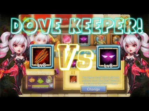 Sunder VS Unholy Pact On Dove Keeper Which is better? Castle Clash