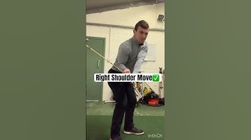 Secret Tip- Right Shoulder MOVE (Shallowing The Club)👏✅🔥 #youtubeshorts #reels #shortsvideo #golf