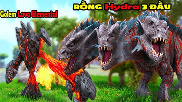 ARK: Pyria Mythos Evolved #17 MÌNH CHẾ TẠO Golem Lava Elemental VÀ BẮT RỒNG Hydra 3 ĐẦU - TÝ TIỀN TỈ