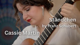 Cassie Martin plays Ständchen by Franz Schubert on Classical Guitar | ExAequo Artist Residency 2023