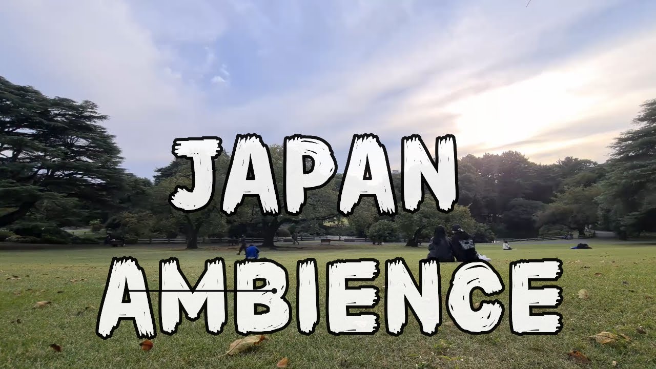 [LIVE] 도쿄 | 신주쿠공원 | 일상 | 백색소음 | 휴식 | 공부