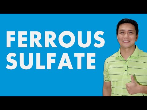Video: Paano Matukoy Ang Ferrous Sulfates