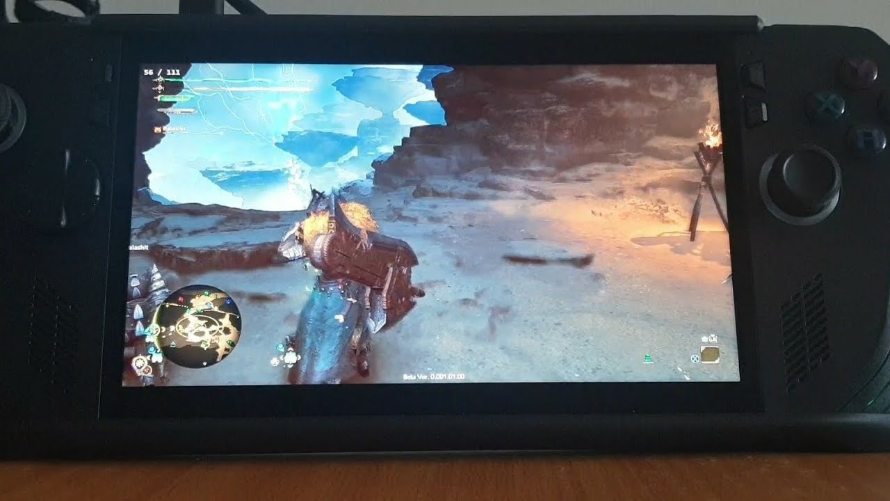 Monster Hunter Wilds Beta Rog Ally X with Lossless Scaling - YouTube