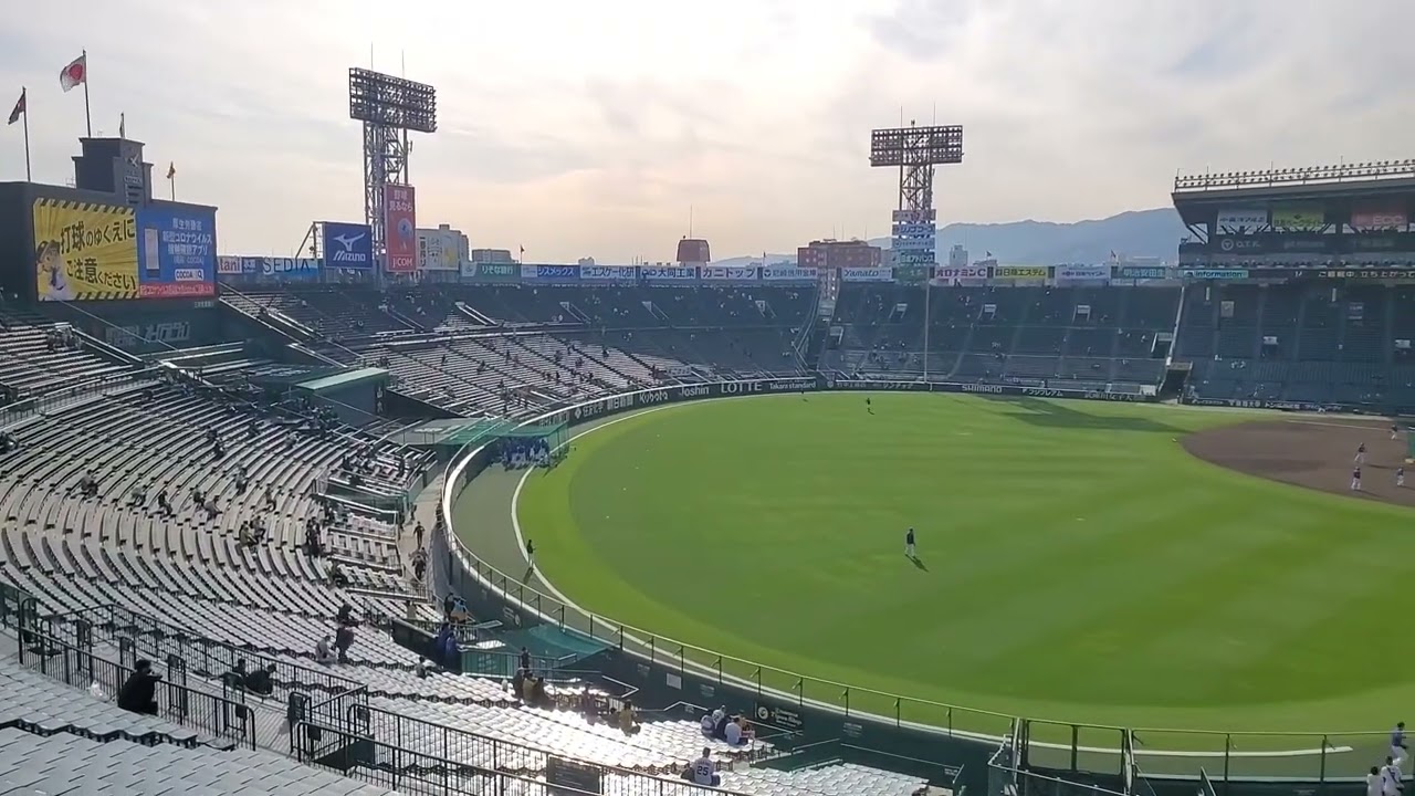 20220405　試合前に流れるBGM｢Let's Go！トラッキー｣　阪神ﾀｲｶﾞｰｽ主催試合@阪神甲子園球場･ﾚﾌﾄ外野