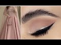 Natural makeup tutorial for brown eyes