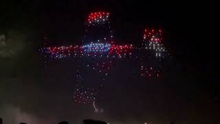 Night Drone Show OSHKOSH 2025 EAA AirVenture