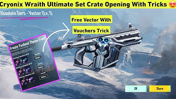 OMG! NEW ULTIMATE | Cryonix Wraith Set + Vector Upgrade | $20,000 UC Crate Opening! bgmi