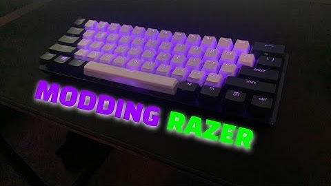 Modding The Razer Huntsman Mini
