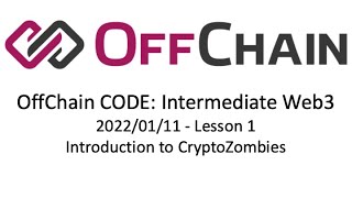 OffChain Code: Intermediate Web3 - Lesson 001