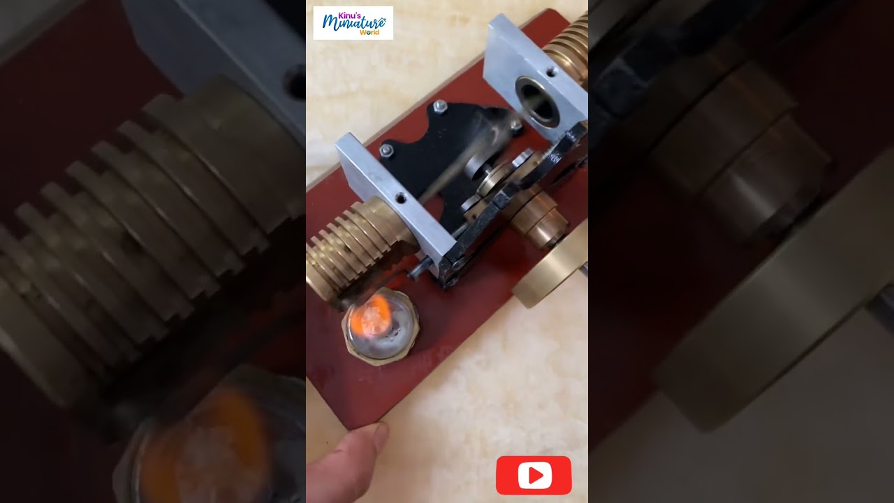Antique Hand Started Stirling Engine Model 