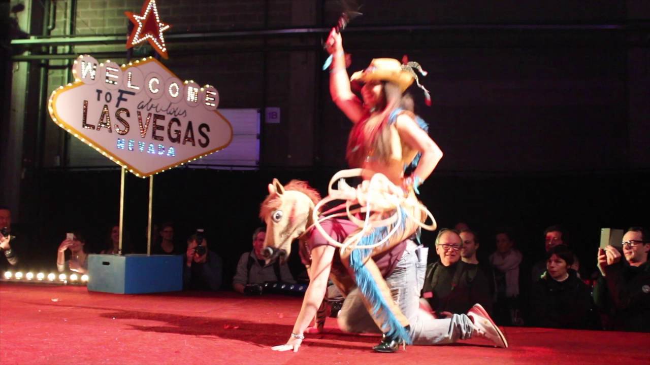 Cowgirl striptease Michele.
