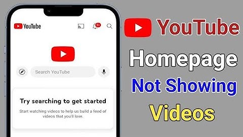 How To Fix YouTube HomePage Not Showing Videos Problem|Try Searching To Get Started YouTube Fix|