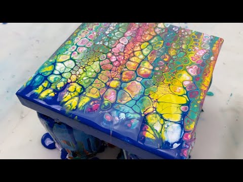 The FLIP-DIP Technique  New Acrylic Pour Painting with Tiktus