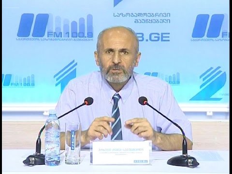 საზოგადოებრი მაუწყებლის პრესცენტრი -  საარჩევნო გაერთიანების „ზვიადის გზა - უფლის სახელით“