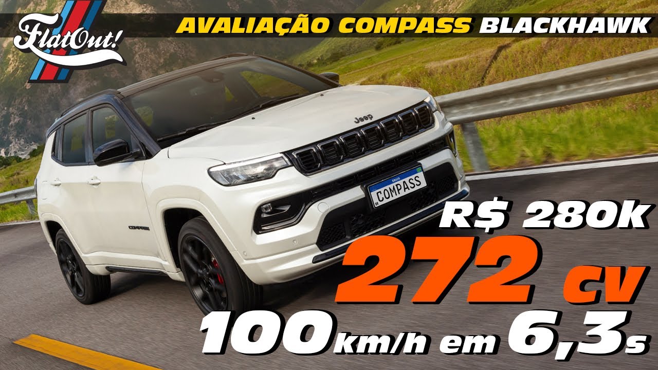 ACELERAMOS o Jeep Compass Blackhawk 2025: motor de Rampage, R$ 280 mil ...