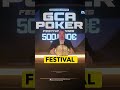The GCA Poker Festival 2025 starts TODAY at 18:00 – and it’s not waiting for anyone!