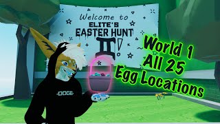 VRChat | Elite's Easter Hunt 2 | World 1 Egg Locations