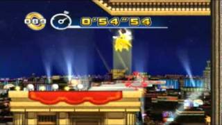 Sonic the Hedgehog 4 Ep.1 - SUPER SONIC Casino Street Zone Act 2