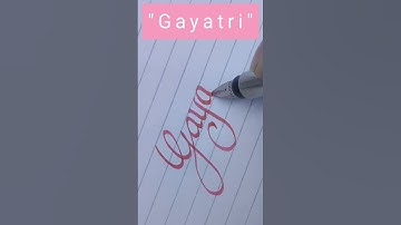 Beautiful name writing in cursive l #calligraphy #cursive #shorts #handwriting