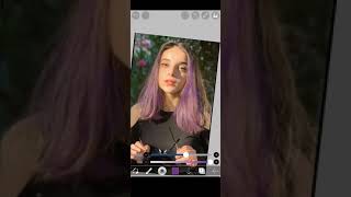Semiraminta Yeliz Korkmaz Mor Saç Edit Savage