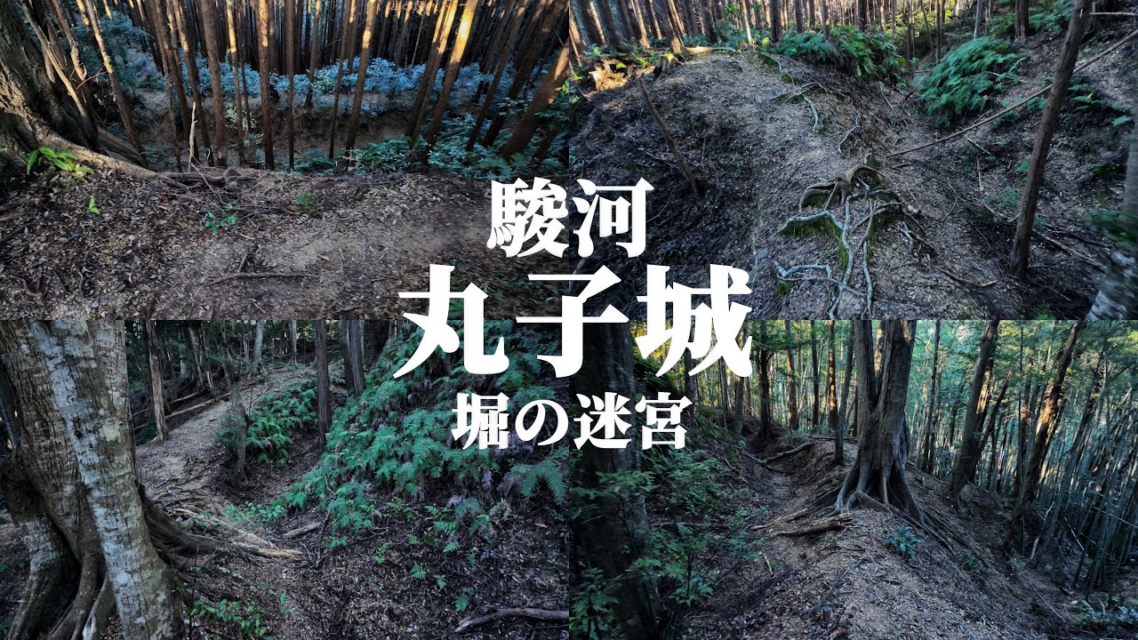 【山城】駿河 丸子城～2025初城で空堀に圧倒される～