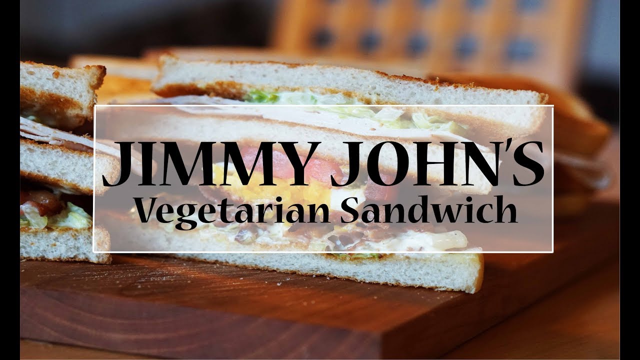Eating Jimmy John's Vegetarian Sandwich YouTube