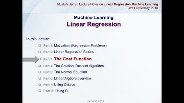 The Cost Function in Linear Regression (P3/8)