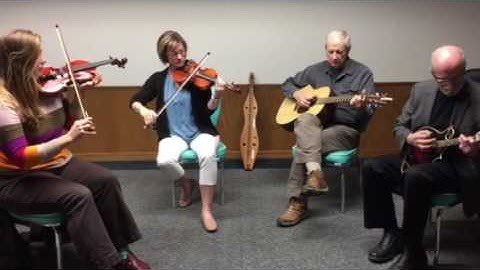 Rachel Farinelli demonstrates "Bile dem Cabbage Down" on fiddle for NSU Angel Band class part 2