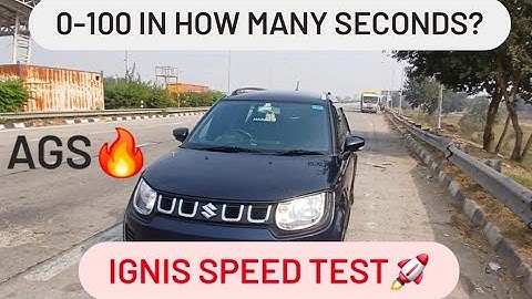Maruti Ignis Ags 0–100 Speed Test | Real Road Acceleration Review! | HarshBhatix
