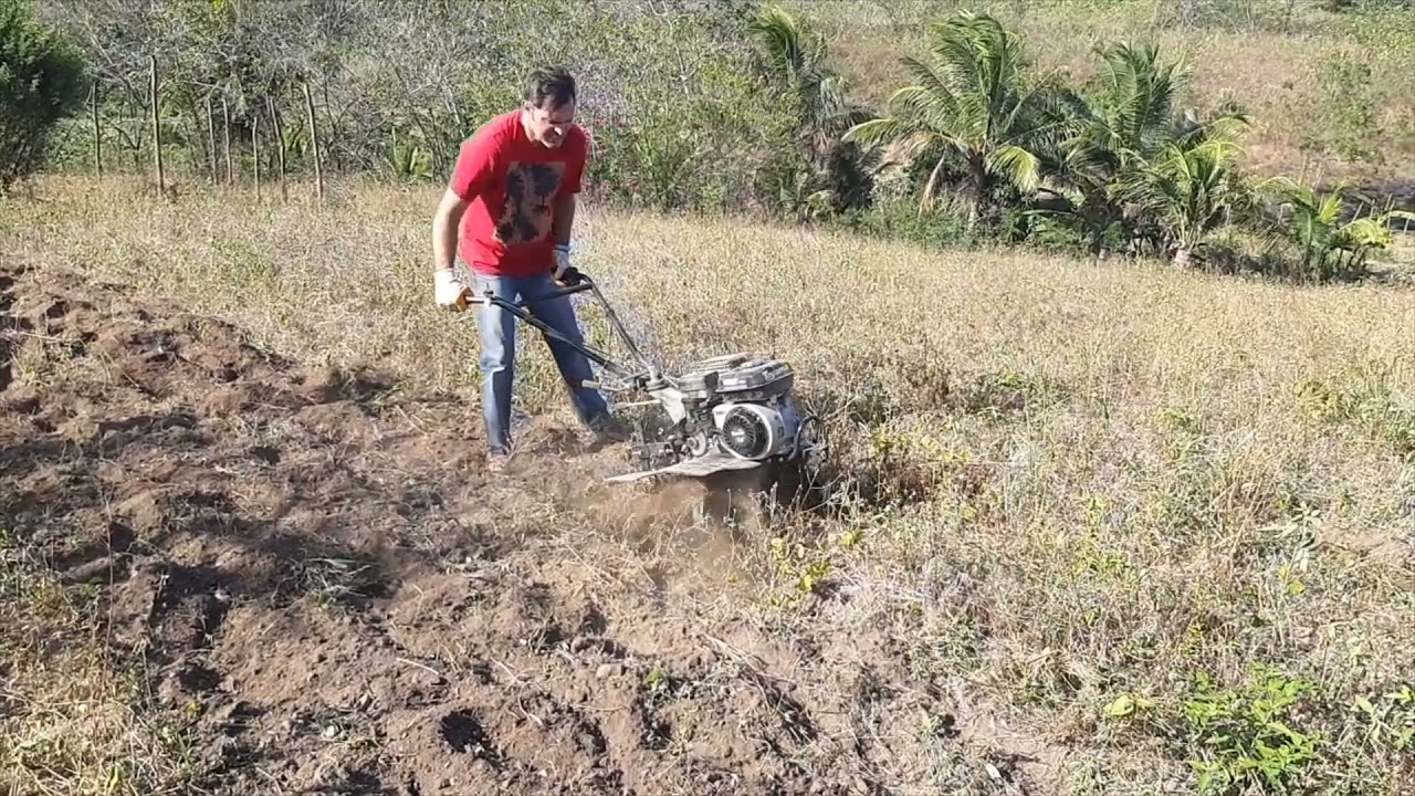 Testando tratorito/motocultivador Toyama tt75r-xp