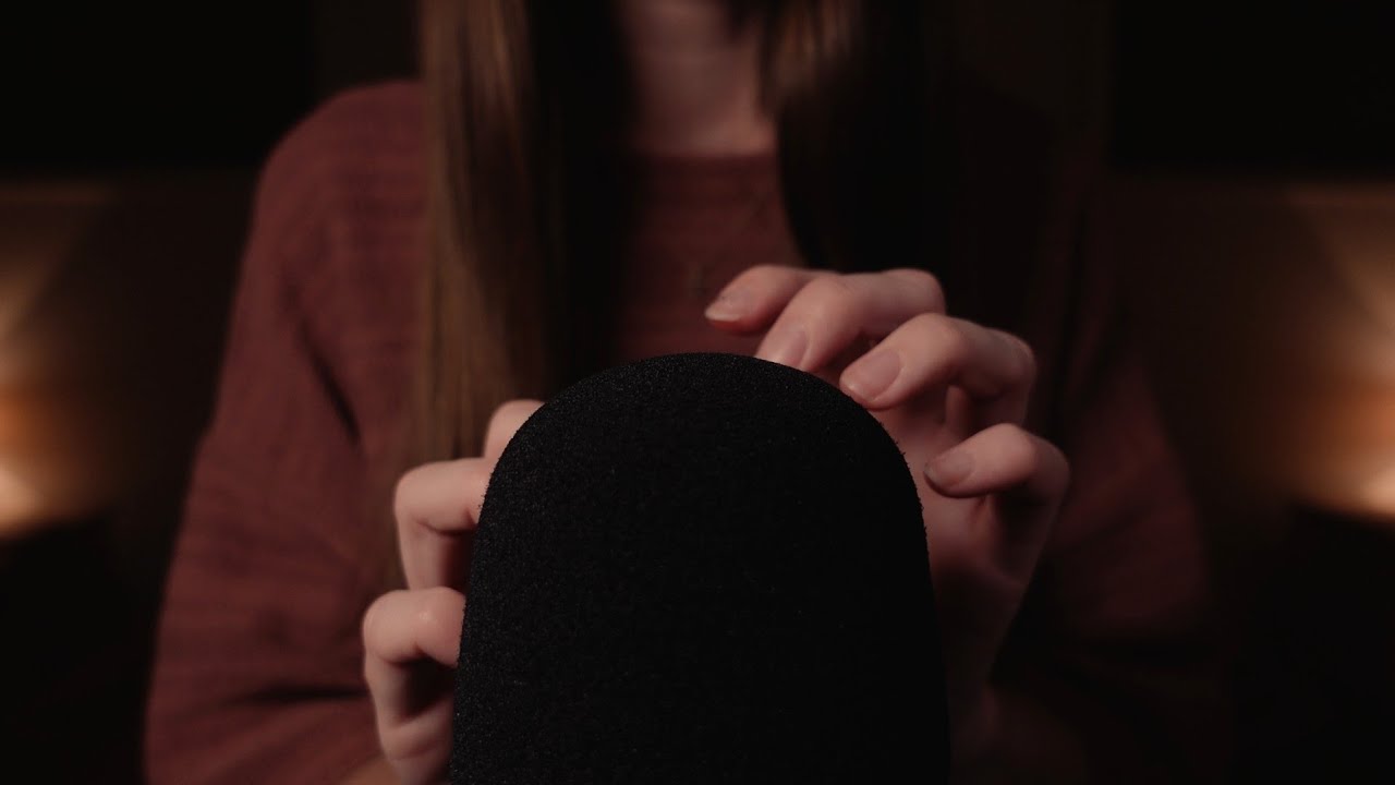 ASMR | Mic Scratching for Sleep, Rain Sounds & Green Noise 🍃(No Talking)