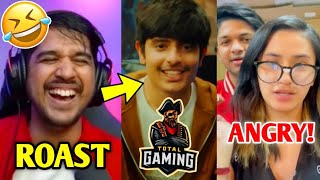 AJJUBHAI FACE REVEAL Roast By Desi Gamers! 🤣🔥 Lokesh Gamer GirlFriend ANGRY, Total Gaming