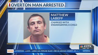 Overton man arrested for endangering a child