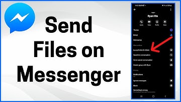 How to Send Files on Messenger Using Phone! (Android/iOS)