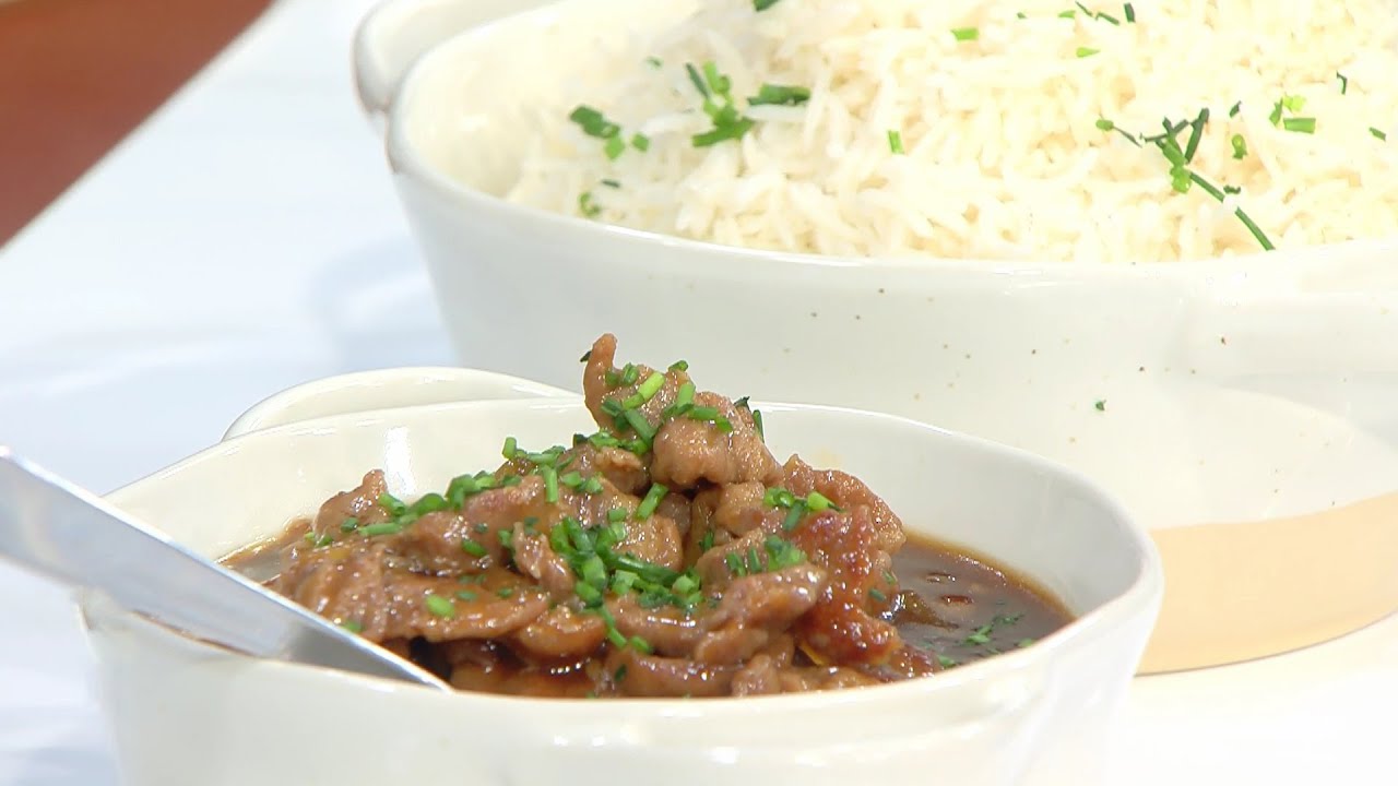 لحم البقر مع صلصة المحار