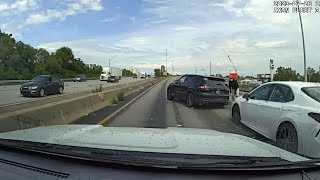 Dashcam shows police pursuit before shootout with Columbus police