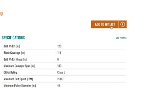 Using the Flexco Website – My List