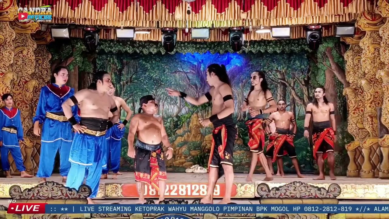 Perang terbaru ketoprak wahyu msnggolo ada singa macam raksasa 