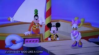 Mickey Mouse Clubhouse Mickey, Goofy and Daisy moo like a cow