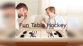 Fun Game Board Fast Hockey Wood Toy Montessori Family Kids Games screenshot 4