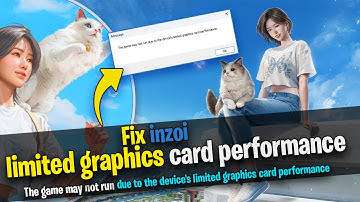 How To Fix inzoi Error | The game may not run due to the device