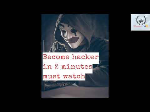 Become hacker in 2 minutes must watch. Learn hacking in 2 minutes. Learn hacking in mobile in hindi