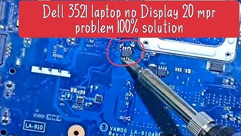 Dell 3521 no Display problem solution #la-9104p laptop motherboard