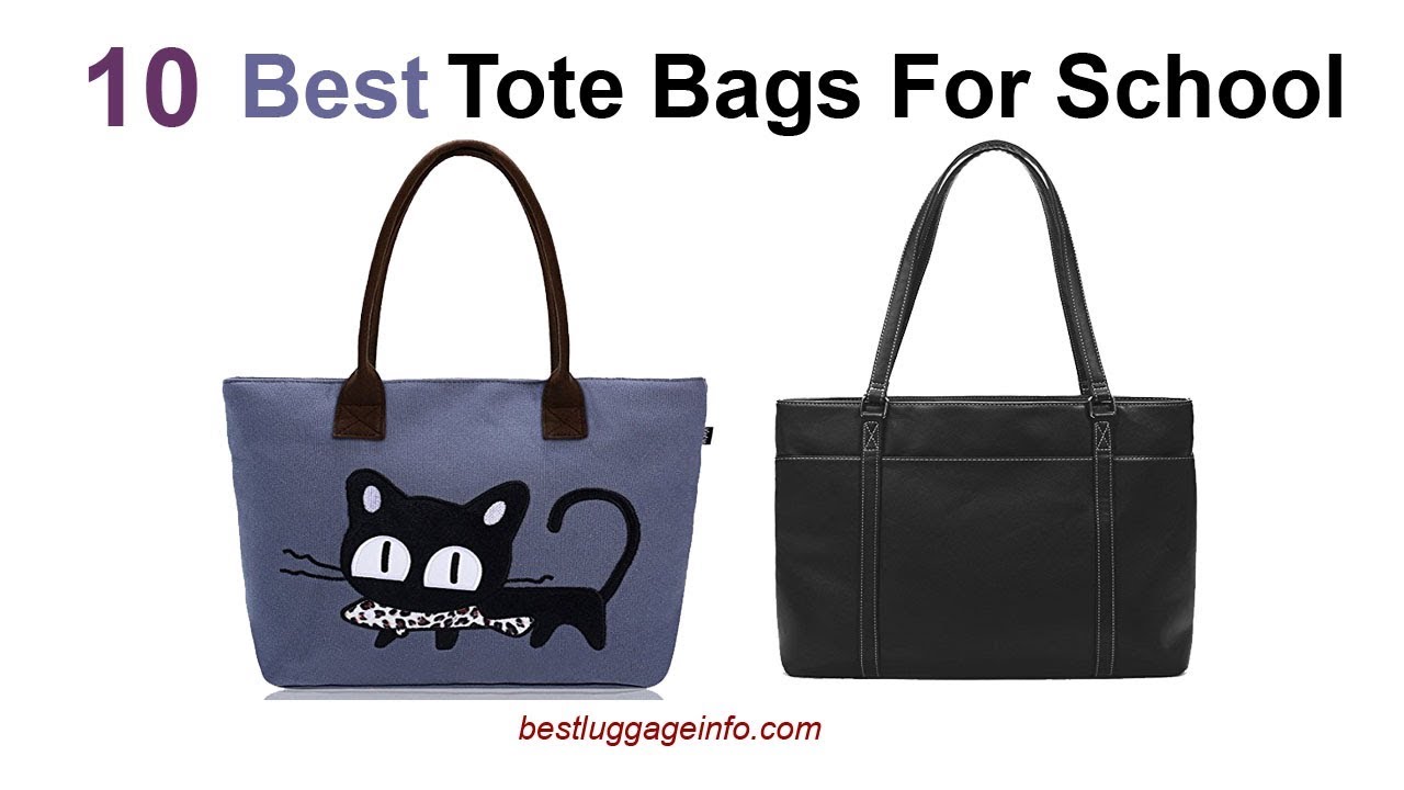 Best Tote Bags For School | Ten Best Cheap Cute Tote Bags For School Teacher And Work. - YouTube