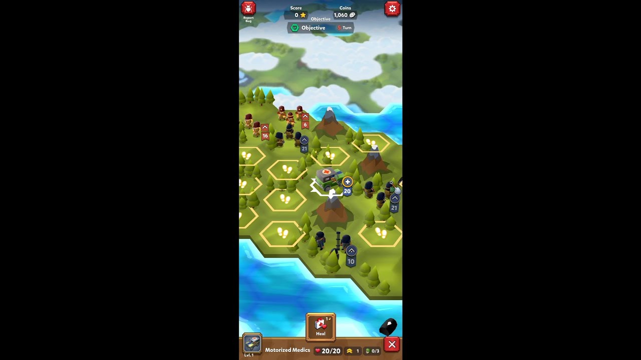 War Hex (by NOXGAMES) free turn based strategy game for Android gameplay. YouTube